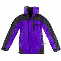 Kids Gorak Shep Unisex Outershell Jacket - Purple / Black Front