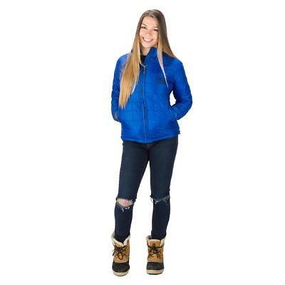The Pumori Women's Insulated Jacket - Royal Blue Model Front