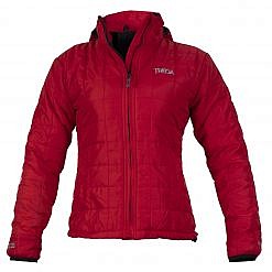 TREQA Women's Pumori Insulated Jacket 200 GSM CCS - Red - Front View