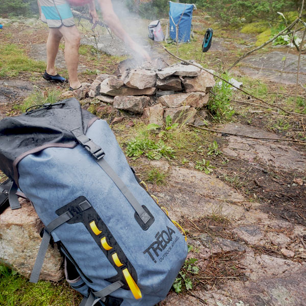 Treqa Waterproof Backpack 40 Litre – Slate Blue