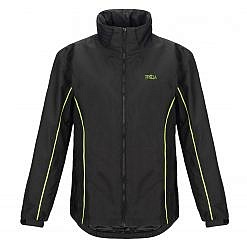 Mens Lhotse Outer Shell Black and Lime